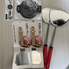 ステンレス製スパチュラ・フライ返しセットのサムネイル