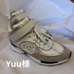 シャネル ココマーク ハイカットスニーカー 38 - メルカリ