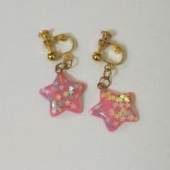 パステルカラー星のイヤリングのサムネイル
