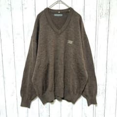 ミズノ　ブリティッシュオープンゴルフ　Vネックニット　セーター　ウール100％ ミズノ ブリティッシュオープンゴルフ Vネックニット セーター ウール