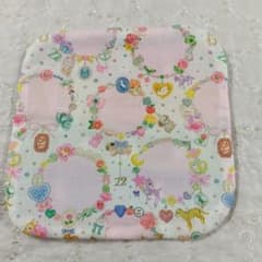 ハンドメイドfuwara6重ガーゼハンカチ◇yukiemon チャームコレクター