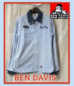 Ben davis ベンデービス ストライプ ワーク 長袖 シャツのサムネイル
