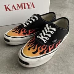 25SS KAMIYA HERC FIRE PATTERN スニーカー 黒 42 - メルカリ