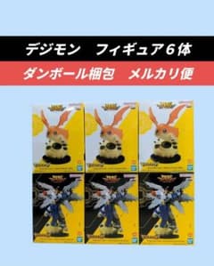 【送料込】デジモンアドベンチャー フィギュア６体　パタモン　エンジェモン