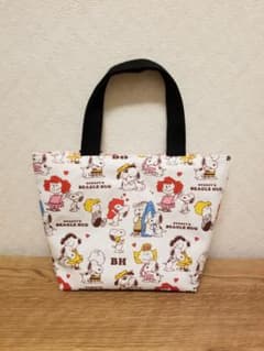 ハンドメイド♪ミニトート♪スヌーピー♪のサムネイル