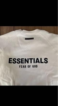 ESSENTIALS エッセンシャルズ トレーナー ホワイト 裏起毛 Lのサムネイル