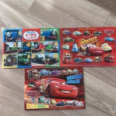 パズル　三枚セット　カーズ　トーマスのサムネイル