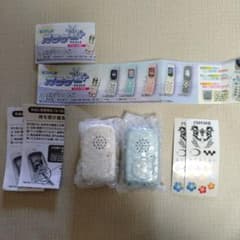あ*ゃ様 なつかしのガラケープラス　 2個セット　ライトブルー　ホワイトのサムネイル