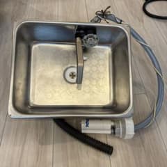 キャンピングカー用】ステンレス製ミニシンク ＆12V水中ポンプギャレー DIY キャンピングカー用】ステンレス製ミニシンク ＆12V水中ポンプギャレー