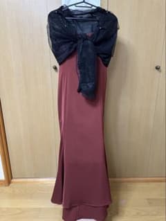 ボレロ付ロングドレス とショールの2点セットのサムネイル