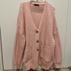 ROMWE ピンク カーディガン XL/12のサムネイル