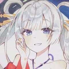 こ*)様 イラスト 手描き アナログ 色紙 超かぐや姫！ ヤチヨ ファン