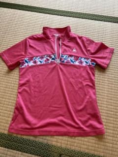 【Le coq】レディースポロシャツ　ピンク色のサムネイル