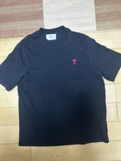 ami alexandre mattiussi ロゴTシャツ ブラックのサムネイル