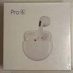 Pro 6 ワイヤレスイヤホン 白色のサムネイル