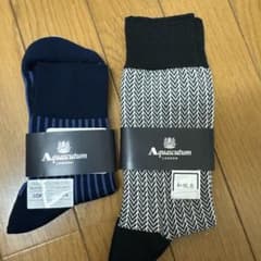 Aquascutum ソックス 2足セット 新品のサムネイル