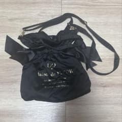 Maison de FLEUR 어깨 2way 가방 리본 블랙