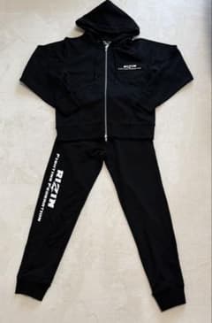 RIZIN セットアップ パーカー パンツ 上下セット Mサイズ ブラック