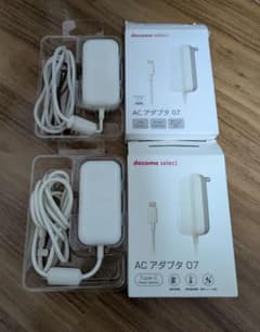 中古品 ドコモ純正品 2個セット】ACアダプタ07 - メルカリ