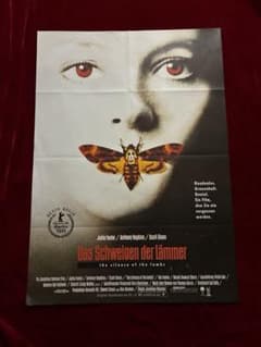 【希少】羊たちの沈黙 映画ポスター 劇場 オリジナル ビンテージ 当時物 希少】羊たちの沈黙 劇場用A1 銀熊賞 ドイツ版 ポスター 当時物 - メルカリ