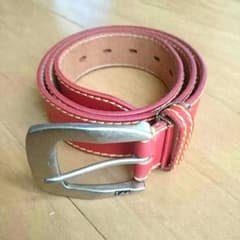 Leeレザーベルト  カラー レッドのサムネイル