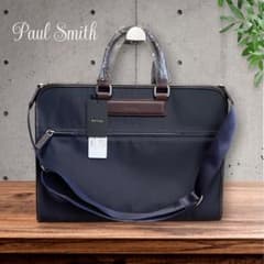タグ付き Paul Smith ブリーフケース 2WAY ショルダー R461N タグ付き Paul Smith ブリーフケース 2WAY ショルダー R461N - メルカリ