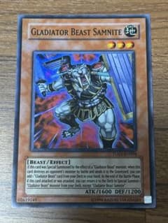 遊戯王　 剣闘獣サムニテ 英語TU01スーパー 遊戯王 剣闘獣サムニテ 英語TU01スーパー - メルカリ