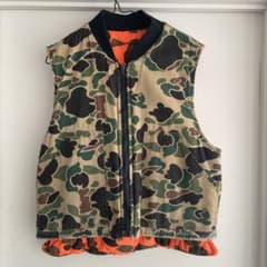 80sカモフラージュ ノースリーブリバーシブルダウンベスト 80sカモフラージュ ノースリーブリバーシブルダウンベスト | Mercari