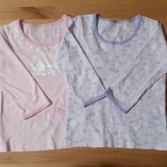 肌着　女の子　90～100㎝　長袖　2枚セットのサムネイル