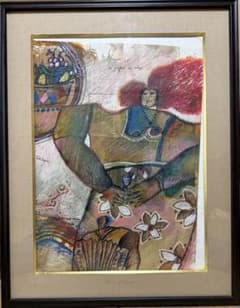 「女性の肖像 木版画 額装 Paris Vision プレゼント付き」 女性の肖像 木版画 額装 Paris Vision プレゼント付き」 - メルカリ
