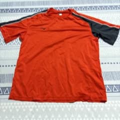 MIZUNO ミズノ 半袖Tシャツ レッド Sサイズのサムネイル