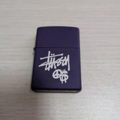 STUSSY ZIPPO パープル ライター - メルカリ