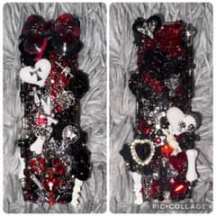 01 赤×黒×白 地雷 ゴシック IQOS イルマiワン デコケース - メルカリ