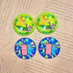 【バラ売り可】ディズニー刺繍缶バッジ 2 バンビ モンスターズ•インクのサムネイル