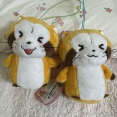 あらいぐまラスカル ぬいぐるみストラップ 2点セットのサムネイル