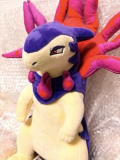 【美品/ポケモンセンター限定】ポケモン ぬいぐるみ　ヒスイバクフーンのサムネイル