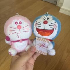 ドラえもん ドラミちゃん ぬいぐるみ マスコット 2体セットのサムネイル