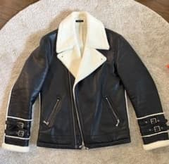 お値引き可能GUILD PRIME シープスキンライダースジャケット サイズ3 お値引き可能GUILD PRIME シープスキンライダースジャケット サイズ3