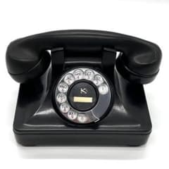 【希少レア】1940年代 アメリカ ケロッグ社製 ヴィンテージ品 黒電話 貴重品 希少レア】1940年代 アメリカ ケロッグ社製 ヴィンテージ品 黒電話