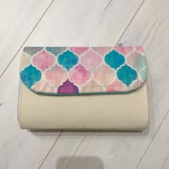 あお様専用　母子手帳ケース　ハンドメイド　モロッカンデザインのサムネイル