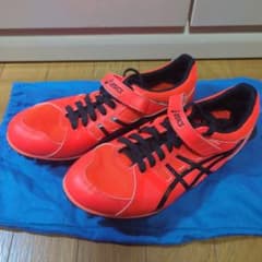 r*i様 ASICS スパイクシューズ オレンジのサムネイル