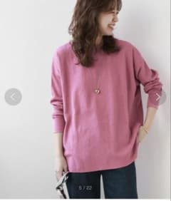 JOURNAL STANDARD relume ワッフルオーバーTシャツ　ピンクのサムネイル