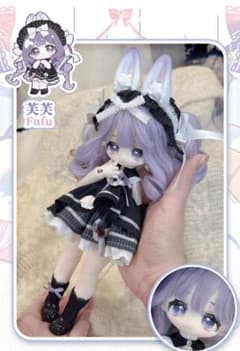 Meki 绒绒晚安 モフモフおやすみ Fufu 芙芙 ブラインドドール BJDのサムネイル