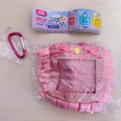 ミニチュア推しごとバッグマスコット ピンク 透明窓のサムネイル