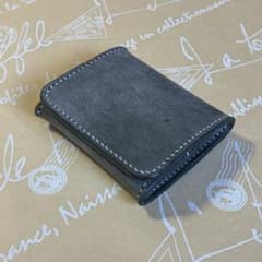 【ロロマレザー　牛本革】小銭入れ　ケース　ハンドメイド 2つ F37【ロロマレザー 牛本革】 コインケース 小銭入れ オール