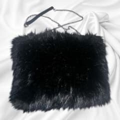 DIESEL Black shoulder bag furのサムネイル