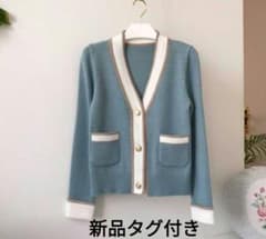 【あんこ様専用】Jasmine Grandiflorumバイカラーニットのサムネイル