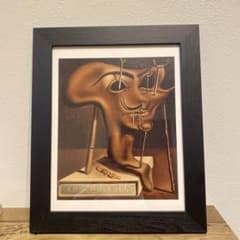 美品） Dali サルバドールダリ ソフトセルフポートレート 額縁付き