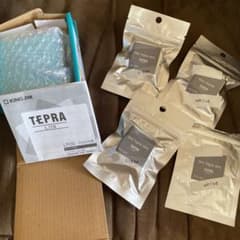 お値下げ！TEPRA Lite テプラライト　本体　水色のサムネイル