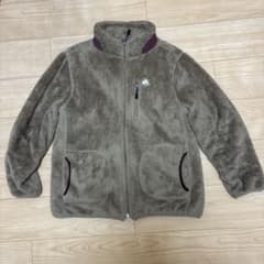 LOGOS フリースジャケット ボアジャケット グレー メンズのサムネイル